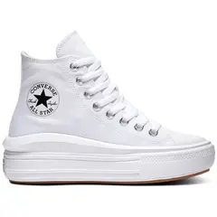 CONVERSE - Tenis Botas Chuck Taylor All Star Move Mujer-Blanco