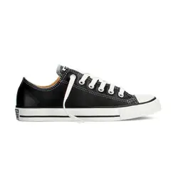 CONVERSE - Tenis Chuck Taylor All Star Cuero Unisex-Negro