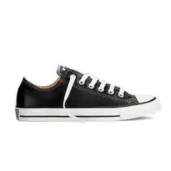 CONVERSE - Tenis Chuck Taylor All Star Cuero Unisex-Negro