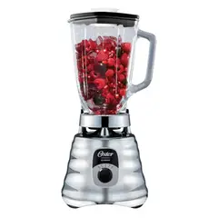 OSTER - Licuadora Clásica Control Perilla 3Vel 125Lt 700W Cromada.