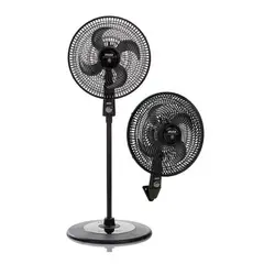 SAMURAI - Ventilador Air Protec Maxx 2 En 1 Pie y pared Negro 16
