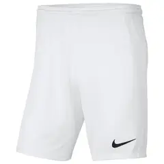 NIKE - Pantaloneta Park Iii Para Hombre-Blanco