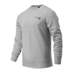 NEW BALANCE - Sueter Classic Core Crew Para Hombre-Gris Claro