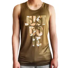 NIKE - Camiseta Esqueleto DriFit Training Hombre-Verde Militar