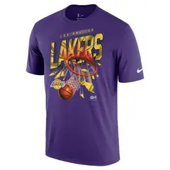 NIKE - Camiseta Los Angeles Lakers Courtside Nba-Violeta