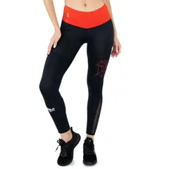EVERLAST - Leggings Marvel Spiderman Mujer-Negro/Rojo
