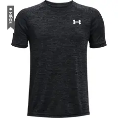UNDER ARMOUR - Camiseta Tech 2.0 Niños-Negro