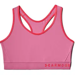 UNDER ARMOUR - Top Sjt Armour Mid Keyhole Para Mujer-Rosa