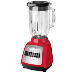 BLACK+DECKER - Licuadora BLACK + DECKER DURAPRO BLBD210GR 1.25 Litros Roja
