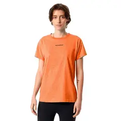 NEW BALANCE - Camiseta Relentless Crew Para Mujer-Naranja