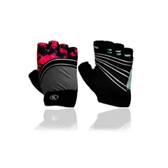 K6 - Guantes para gimnasio de cuero para pesas crossfit