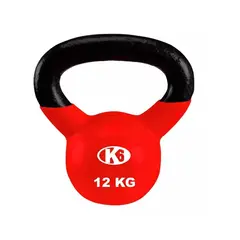 K6 - Pesa Rusa Mancuerna Encauchetada Para Gym De 12kg-265lb