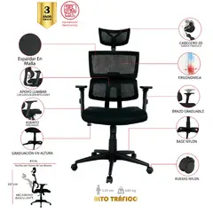 MUEBLESYA - Silla de Oficina Premium Capitanejo