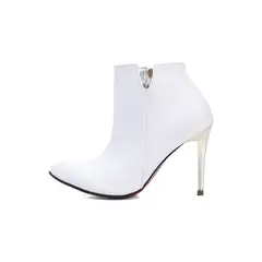 TELLENZI - Botin dama tacon 75 M421 blanco
