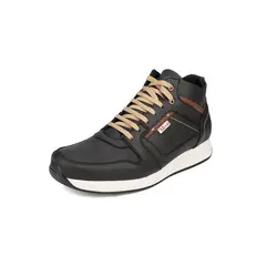 TELLENZI - Zapatos casuales tipo tenis hombre F1986 Negro