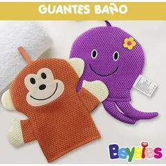 PURA - Guante esponja baño bebe beybies