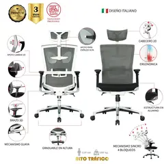 MUEBLESYA - Silla de Oficina Puerto Nariño Ejecutiva Premium