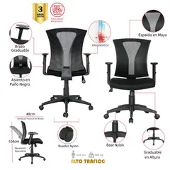 MUEBLESYA - Silla de Escritorio y Oficina Solano Praga Gerente