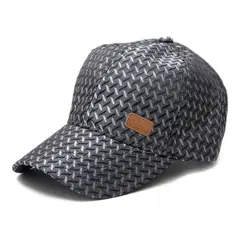 VELBROS - Gorra Cachucha Hombre Golf Beisbol Deportiva New Cap Metalic - Gris oscuro