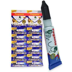 UKAINT - Pegante instantáneo super blue Tira x 12 unidades