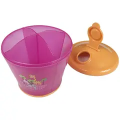 MIFANQI - Dispensador porta leche formula 4 divisiones para bebe niña