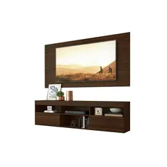 AKIVOY - Mesa Con Panel Florida Para TV 65 Pulgadas Color Madera