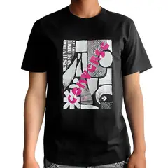 CONVERSE - Camiseta Vintage Ad Unisex-Negro