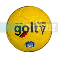 GOLTY - Balón De Microfútbol Dorado Profesional