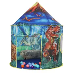 GENERICO - Carpa Castillo Original Azul Dino Amigo Para Niños y Niñas