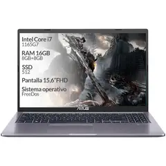 ASUS - Portatil core i7 16gb 512gb ssd 15.6 fhd freedos x515ea