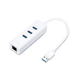 TP LINK - Tp-link, Hub Usb 3.0 2en1: 3 Usb + 1 Ethernet Gigabit, Ue330