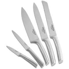 UNIVERSAL - Juego De 5 Cuchillos + Soporte Élite 19500 -Negro