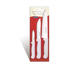 TRAMONTINA - Set De 3 Cuchillos Condor 23099/856 -Blanco