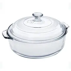 PYR O REY - Refractario Redondo 1.8L Pyr-O-Rey 1797351 -Transparente