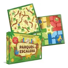 RONDA - Juego de mesa parqués y escalera niños y adultos original