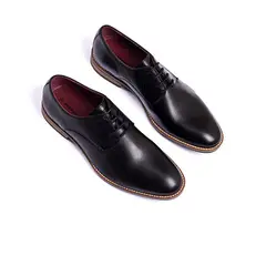 OVERSTATE - Zapatos De Vestir Para Hombre En Cuero Negro CA-4479AOV4