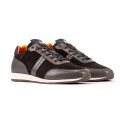 OVERSTATE - Tenis Casuales Para Hombre En Cuero Gris DE-7275-2132OV