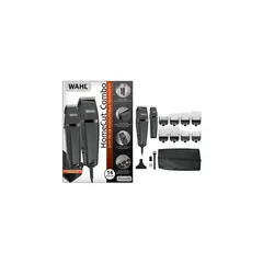 WAHL - Maquina peluquera homecut en combo + patillera 14 pieza