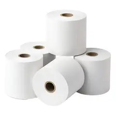 GENERICO - Pack x5 rollos papel termico 80mm impresora pos 80x65 epson