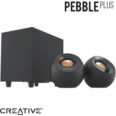 CREATIVE LABS - Creative pebble plus - parlantes 2.1- minimalistas - potentes