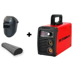 GENERICO - Soldador 160 amp 110/220v dftools + careta soldar+ soldadura