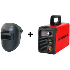 GENERICO - Soldador 160 amp 110/220v dftools + careta soldar