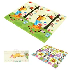 BABY ON - Tapete para bebé plegable extra grande 200x180 cm doble faz SELVA