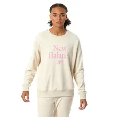 NEW BALANCE - Sueter Celebrate Fleece Para Mujer-Beige
