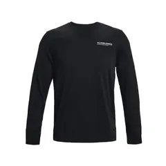 UNDER ARMOUR - Buzo Rival Terry Logo Crw-Negro