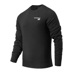 NEW BALANCE - Sueter Classic Core Crew Para Hombre-Negro