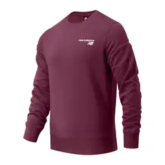 NEW BALANCE - Sueter Classic Core Crew Para Hombre-Violeta