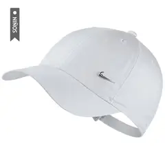 NIKE - Gorra Heritage86 Para Niños-Blanco