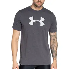 UNDER ARMOUR - Camiseta Big Logo-Gris Claro