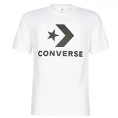 CONVERSE - Camiseta Fit Front Large Logo Unisex-Blanco